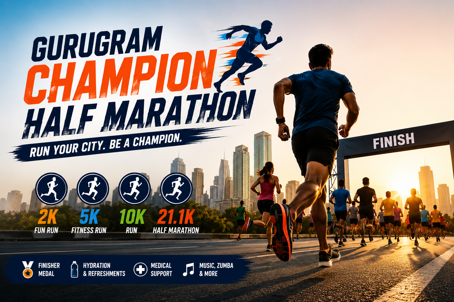 Gurgaon Champion Half Marathon